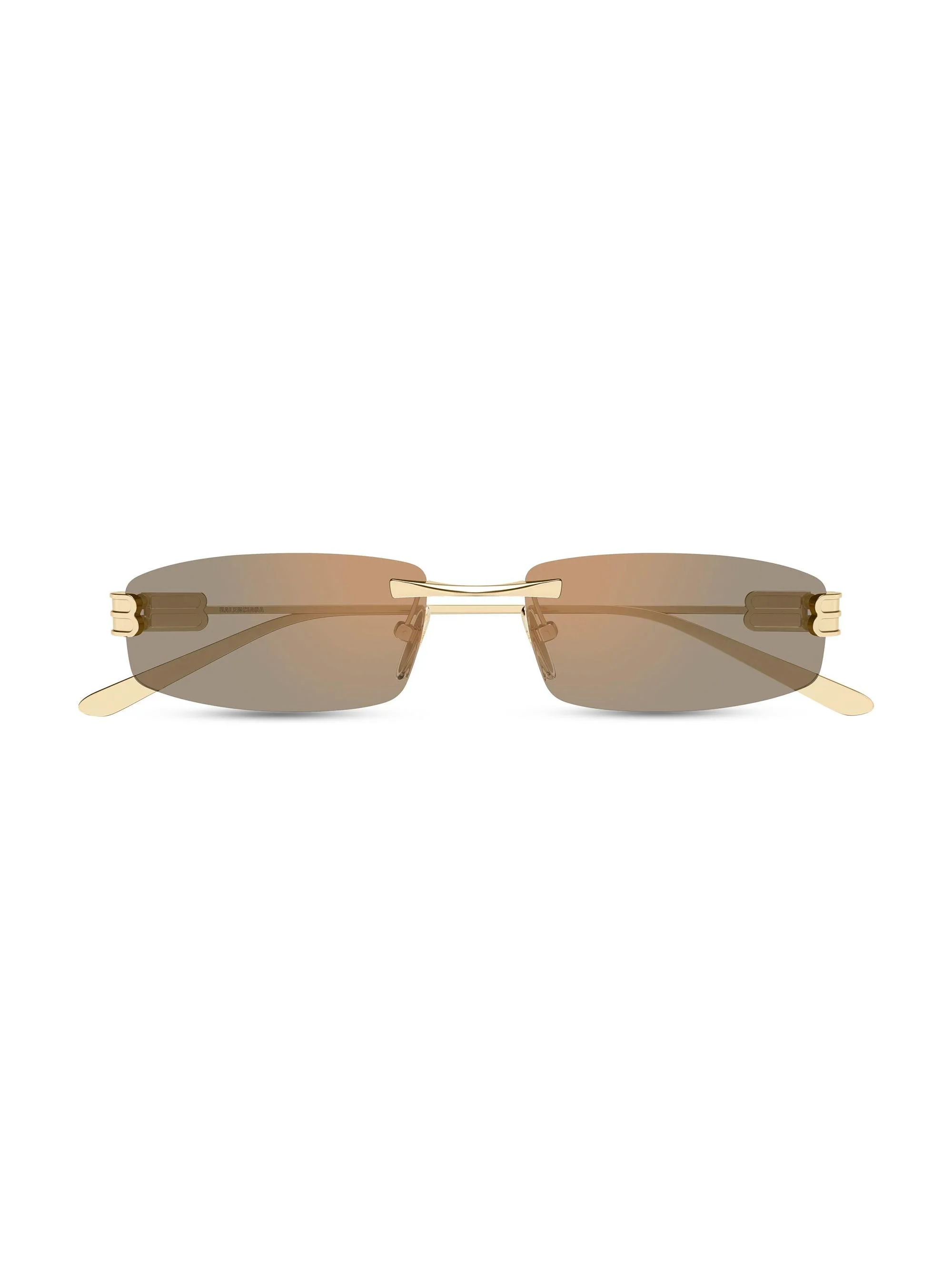 Men's Gossip 62MM Rimless Rectangular Metal Sunglasses - Gold - 1