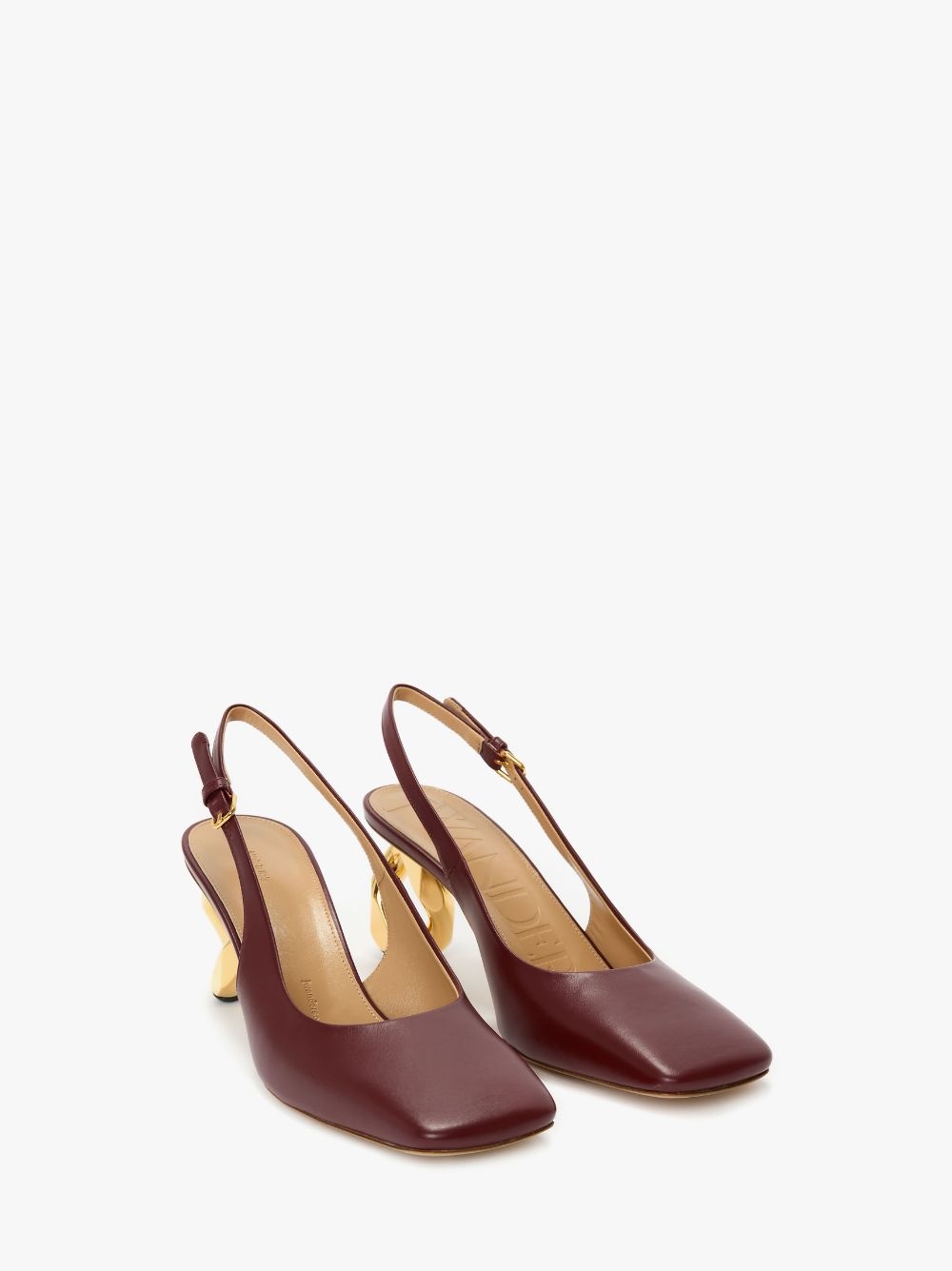 CHAIN HEEL SLINGBACK PUMPS - 2