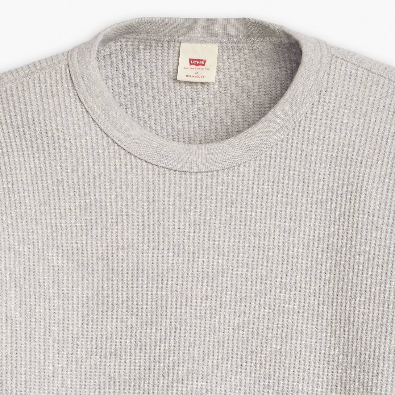 LONG SLEEVE RELAXED THERMAL T-SHIRT - 6