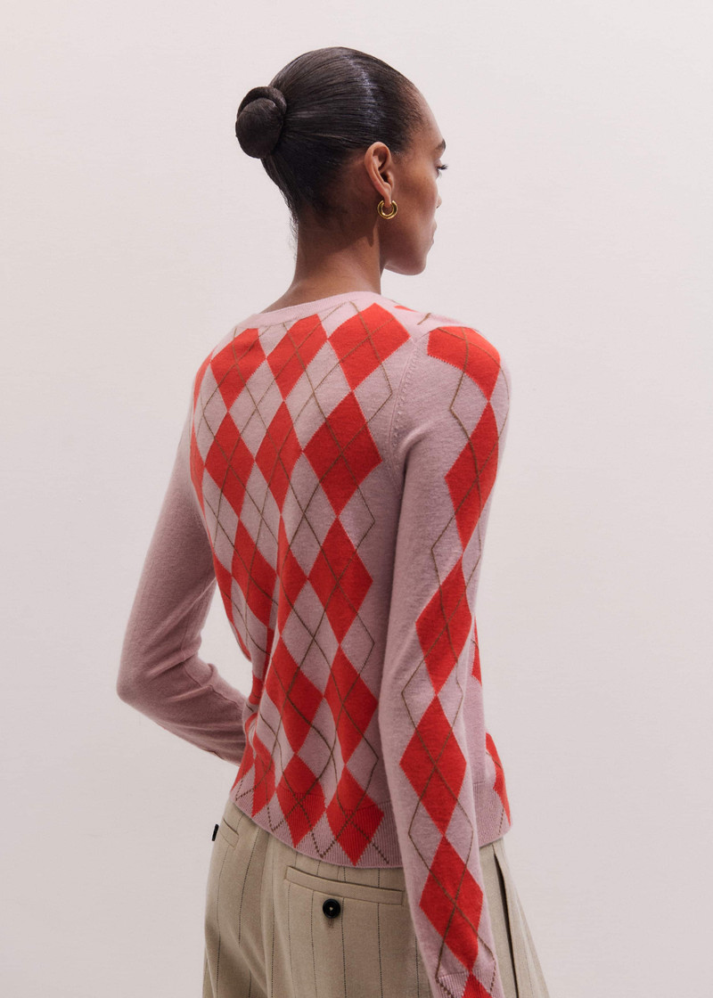 Argyle Slim Cardigan 4