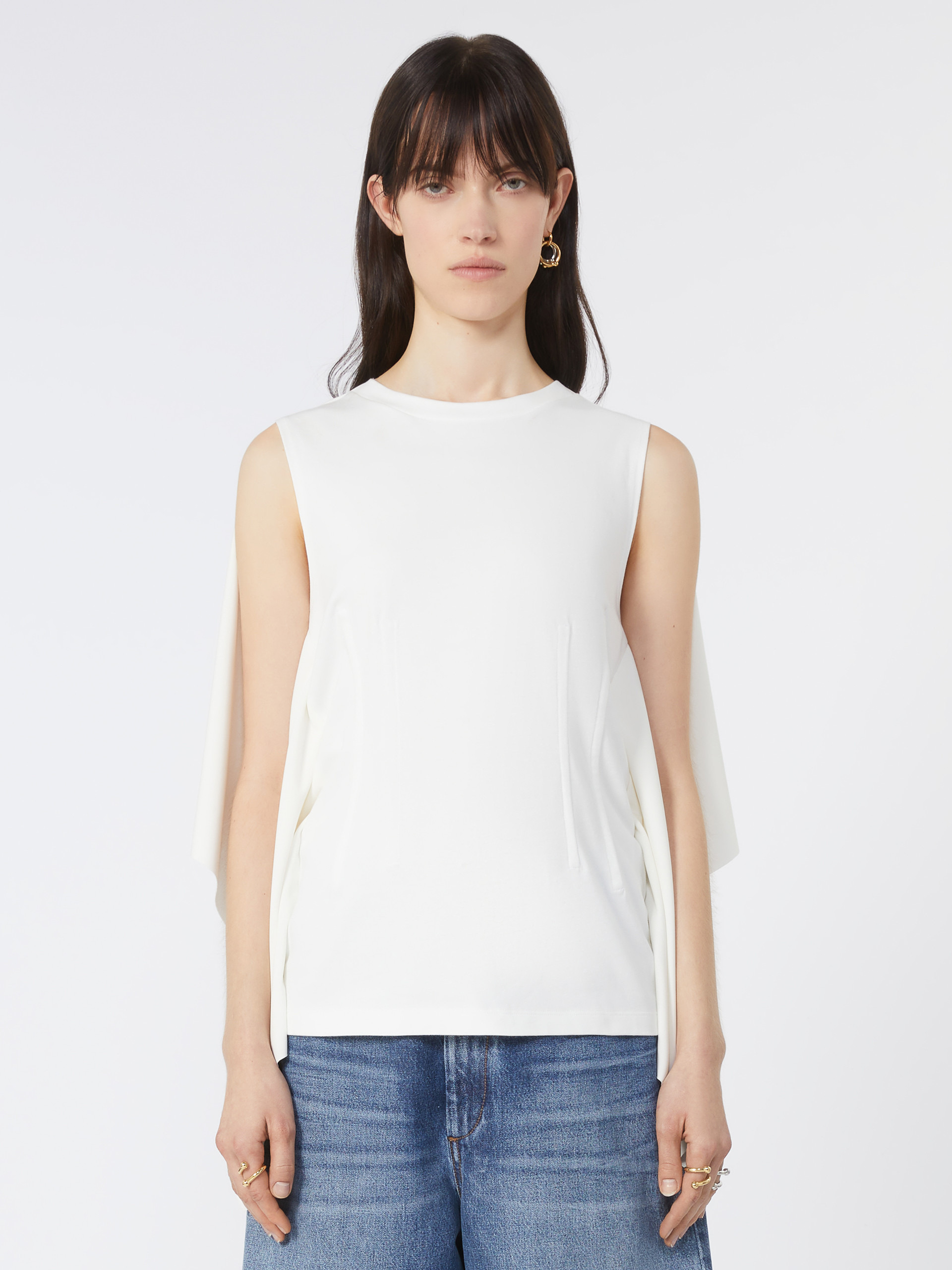 CERA Fitted T-shirt with double material - 3