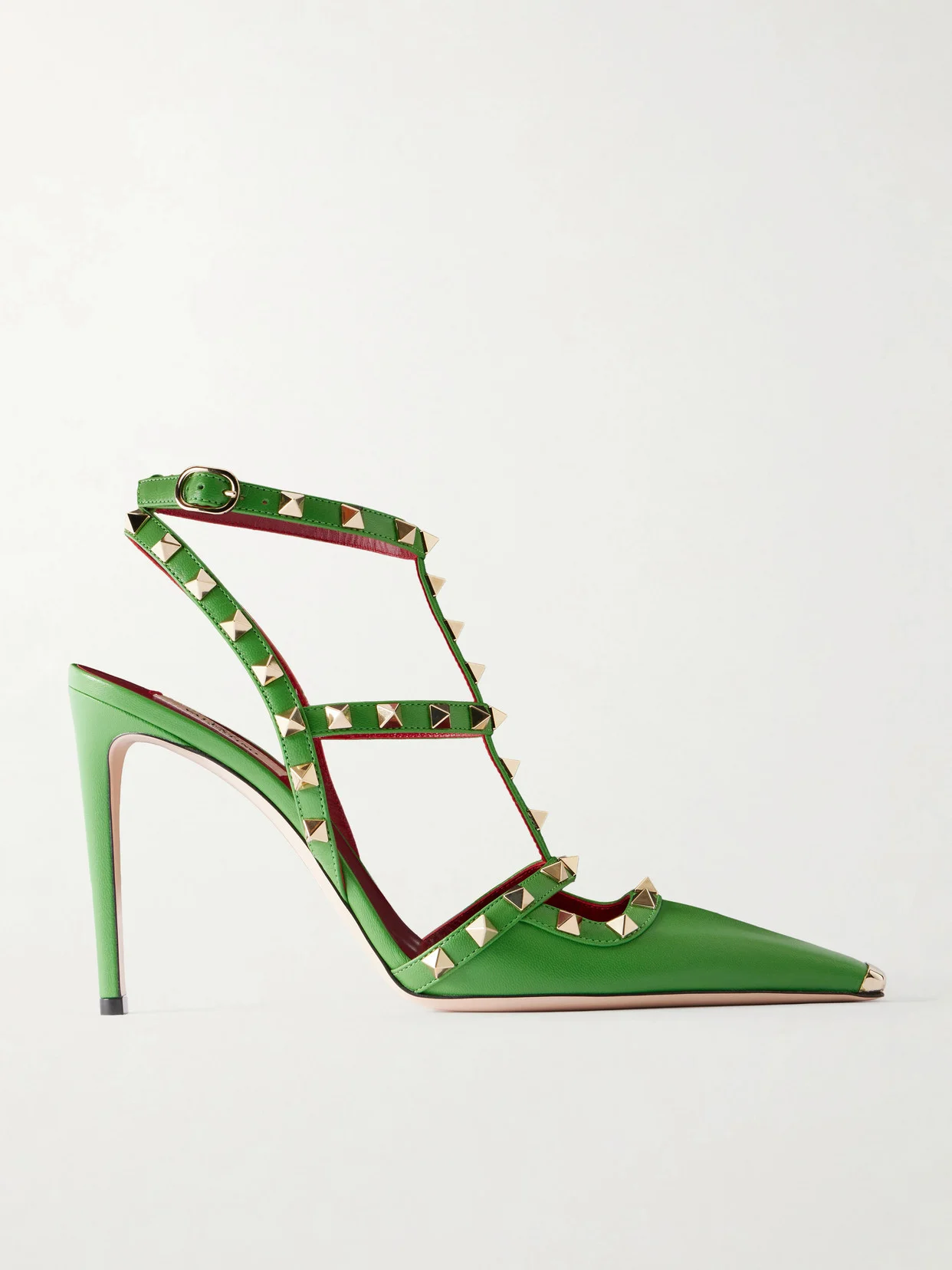 Rockstud Patent-leather Pumps - 1
