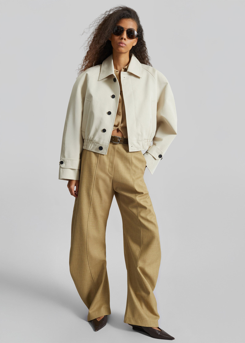 Turenne Curved Jacket - Beige 5