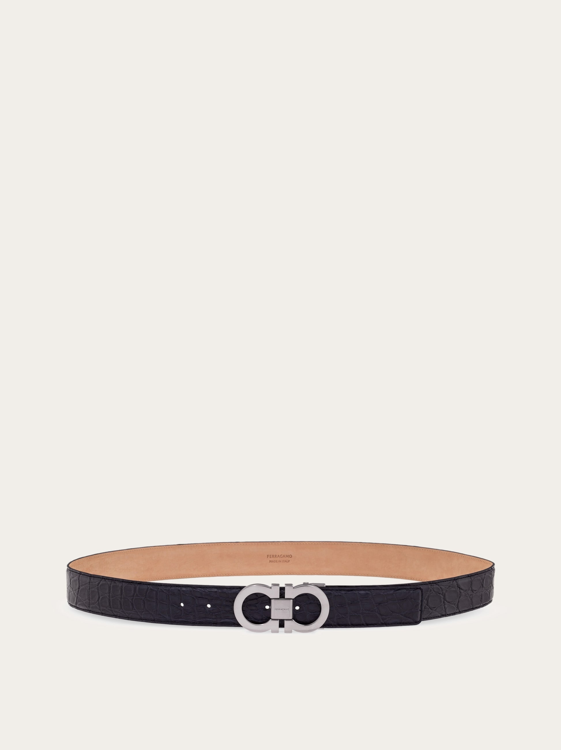Adjustable Gancini belt - 3