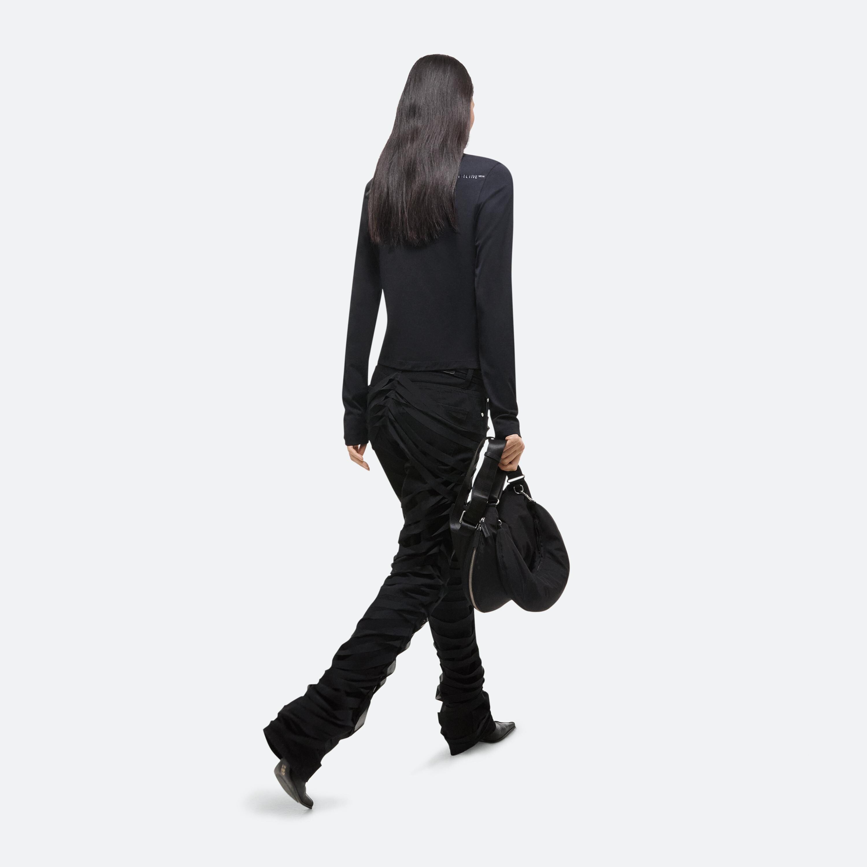 LONG-SLEEVED SLIM LOGO TEE - 7