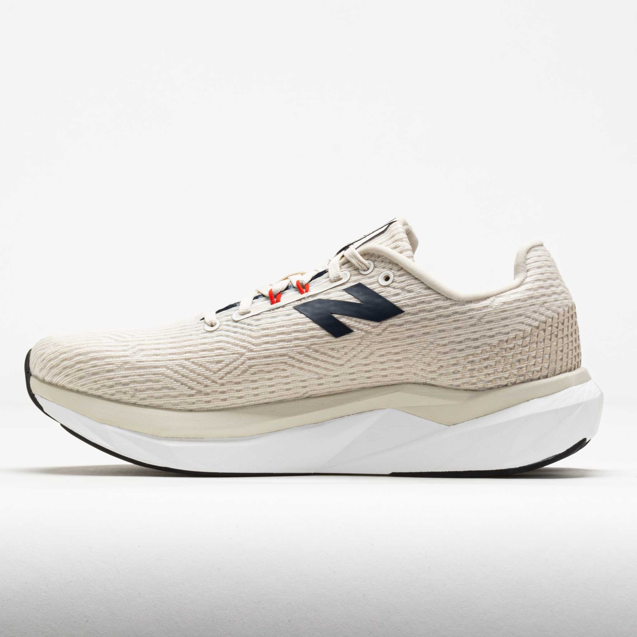 New Balance FuelCell Propel v5 Men's Linen/NB Navy/Neo Flame - 2