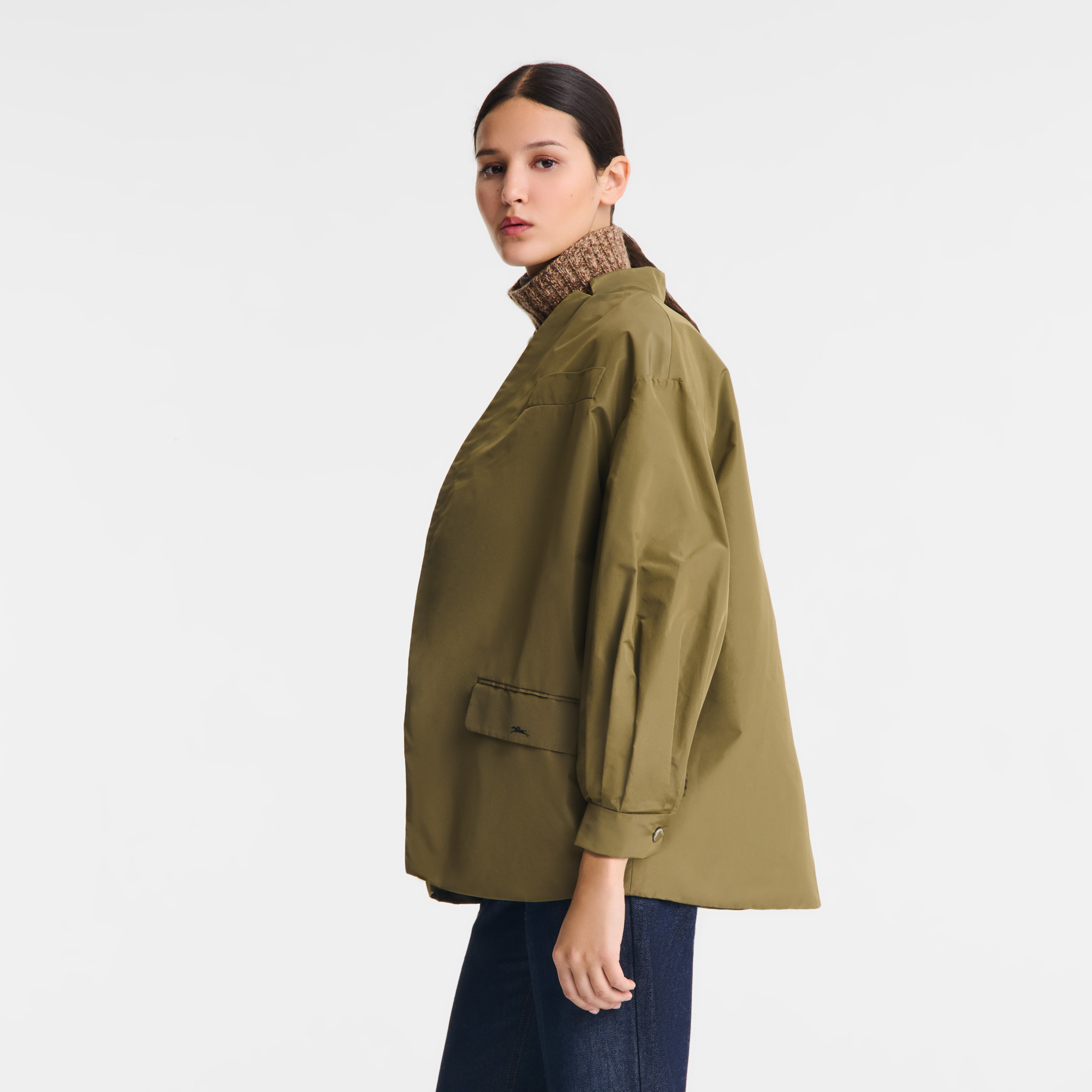 Kimono jacket Artichoke - Technical taffeta - 4