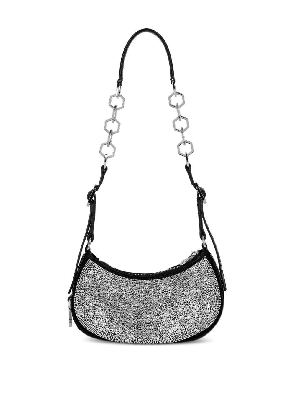 crystal-embellished shoulder bag - 2