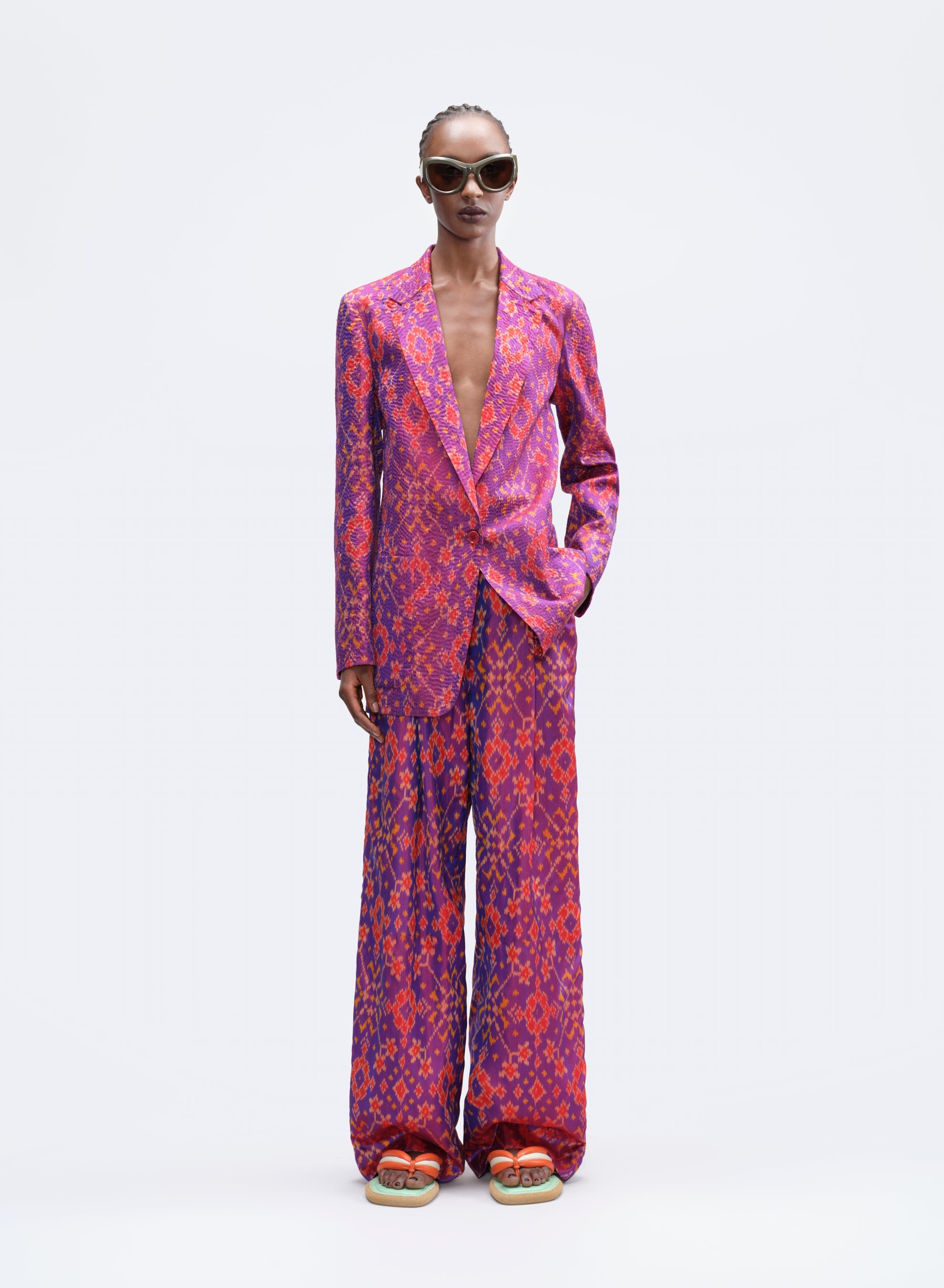 BLAZER IN IKAT WEAVE - 4