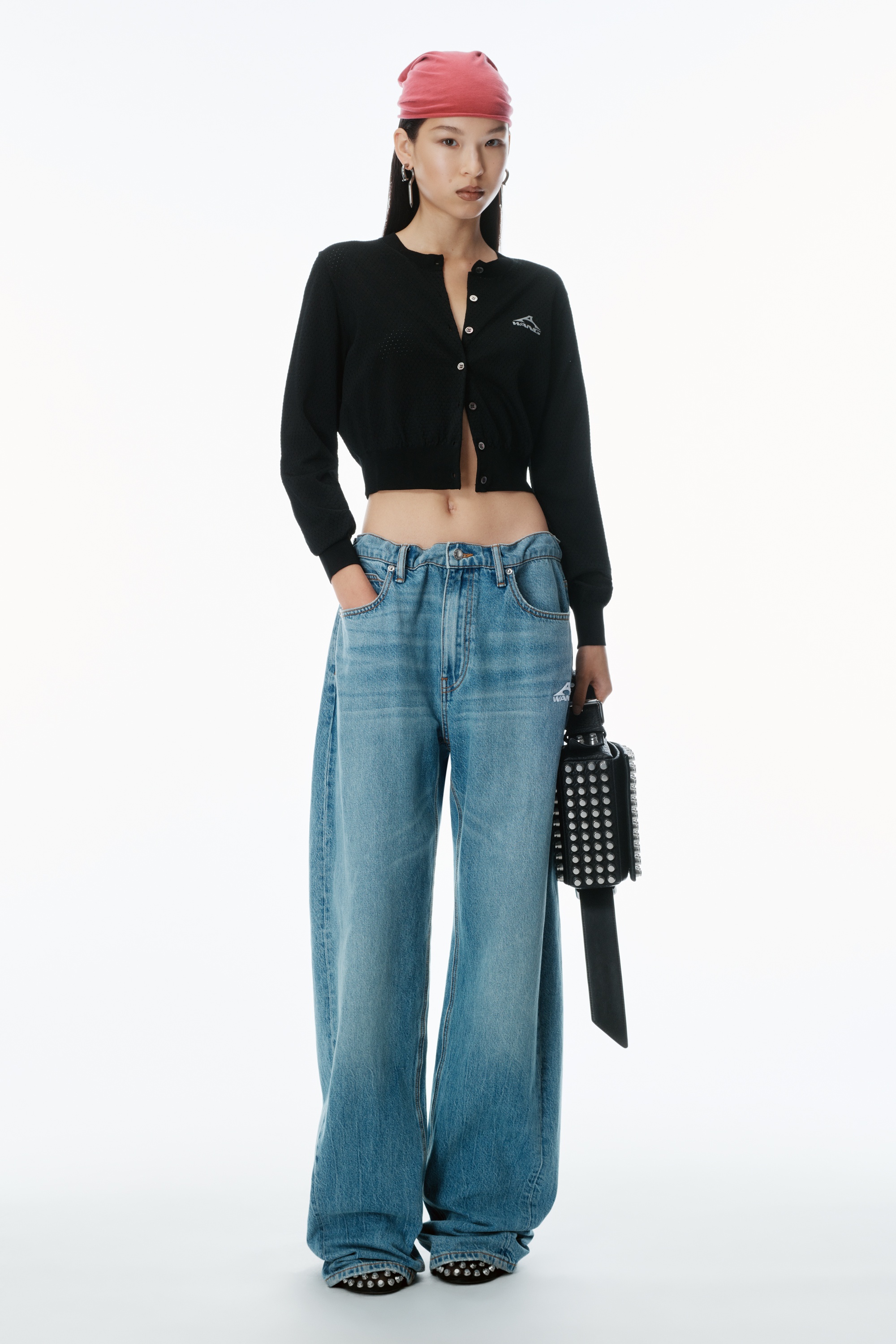 Cropped Athletic Mesh Cardigan - 5