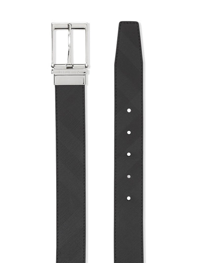 Burberry reversible London Check belt outlook