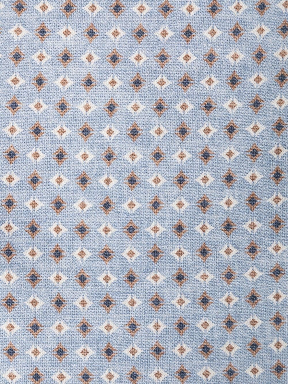 geometric-print silk handkerchief - 2
