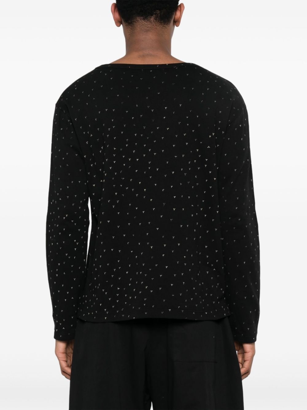 logo-print long-sleeve T-shirt - 4