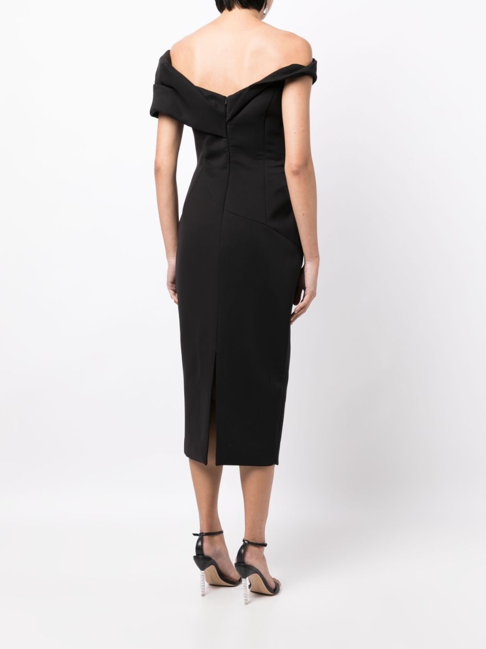 Matteo drape-detail asymmetric dress - 4