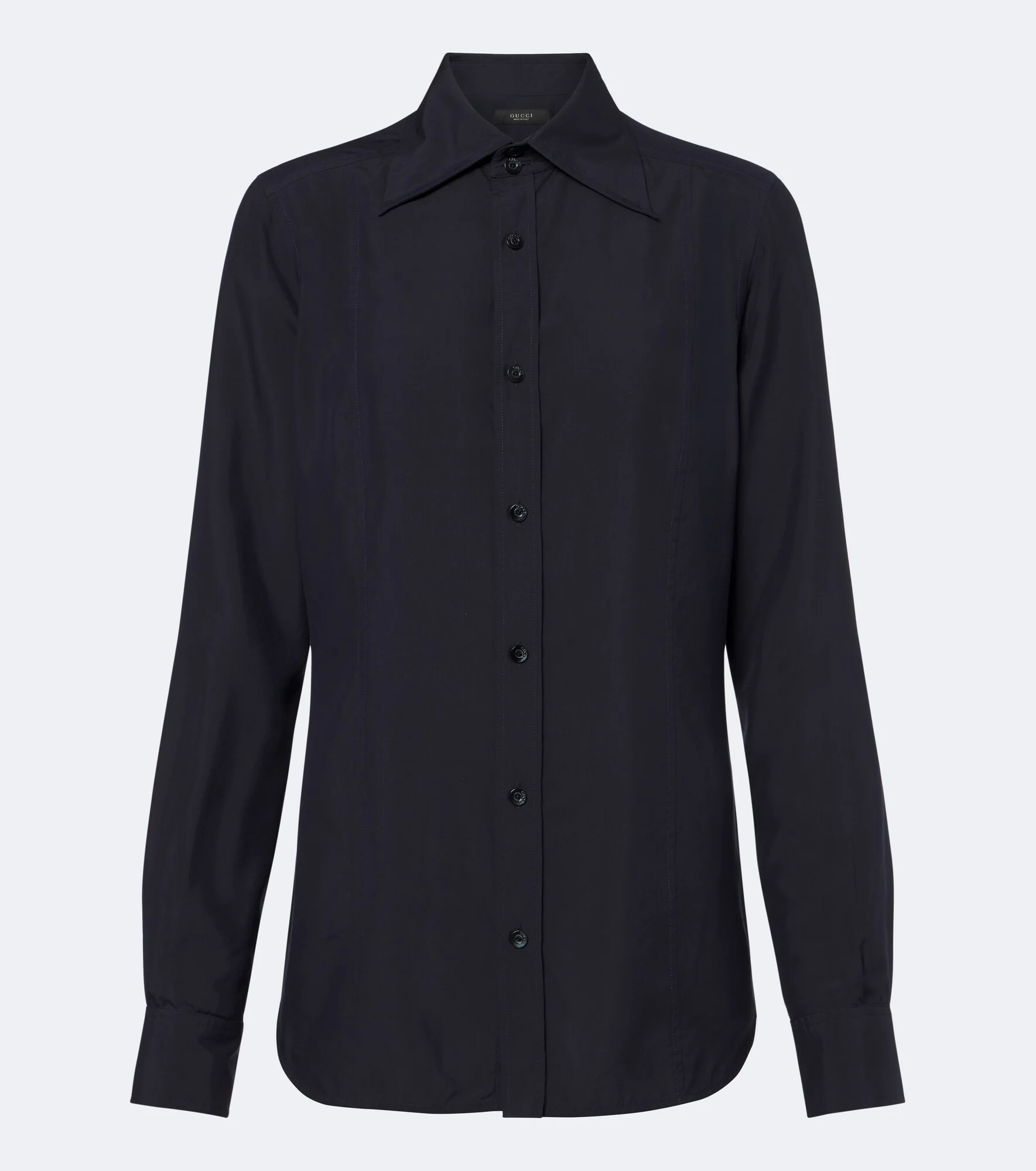 Silk poplin shirt - 1
