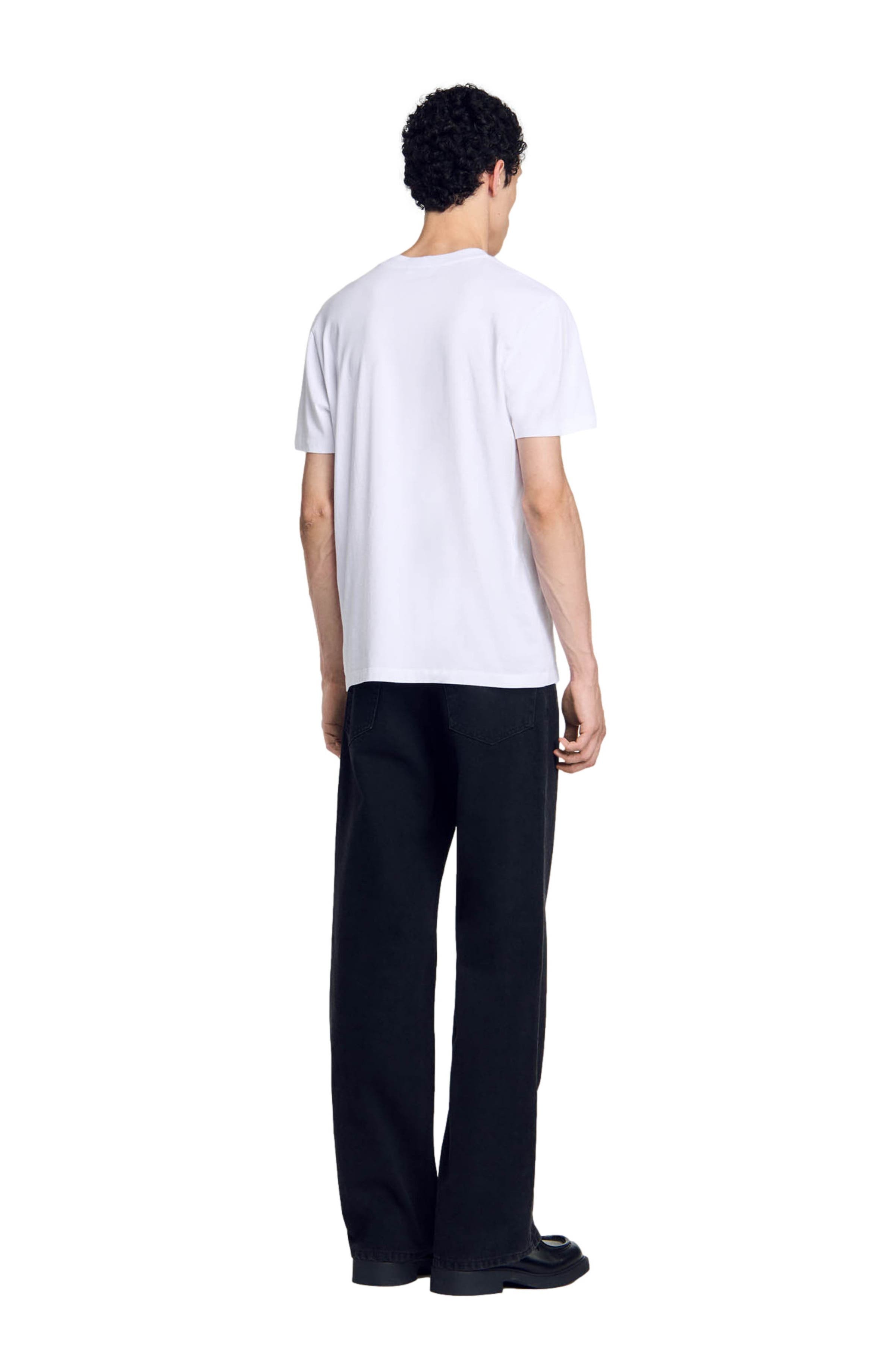 SANDRO Cotton T-shirt in White at Nordstrom - 2