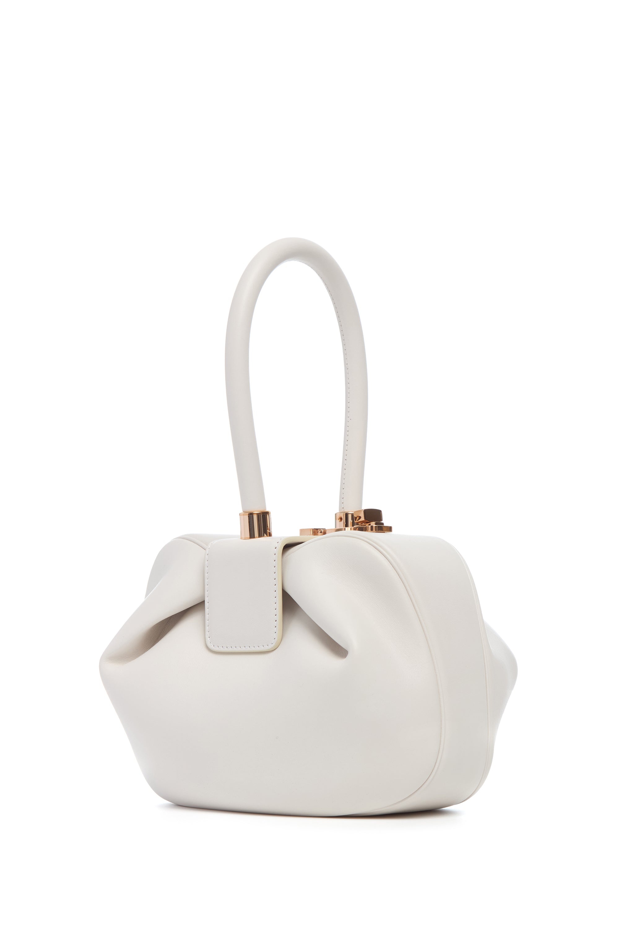 Nina Bag in Ivory Nappa Leather - 1