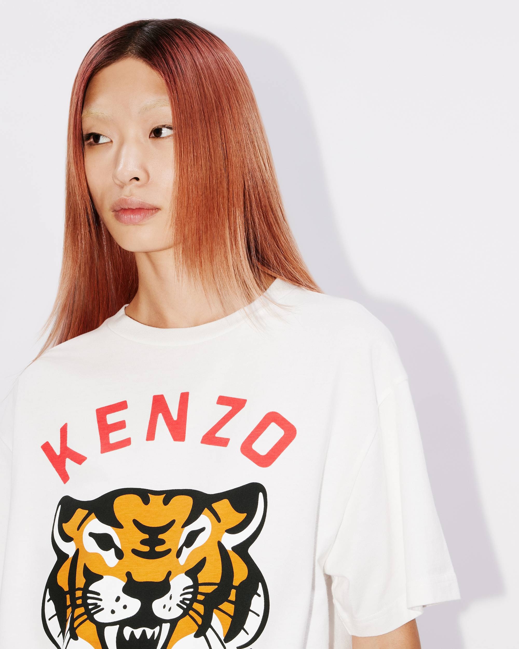 'KENZO Lucky Tiger' oversized genderless T-shirt - 6