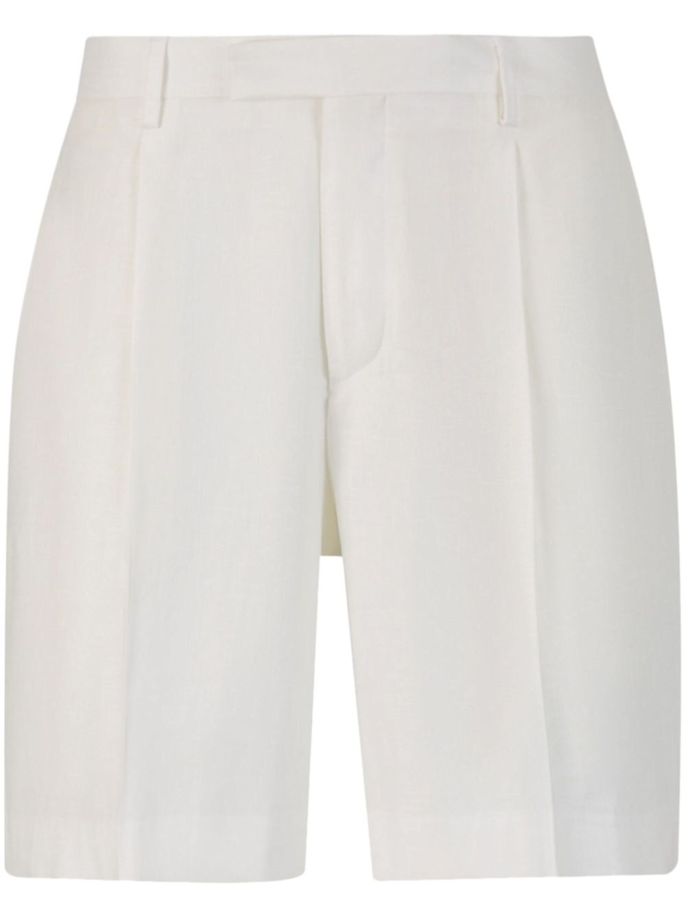 pleat-detail shorts - 1