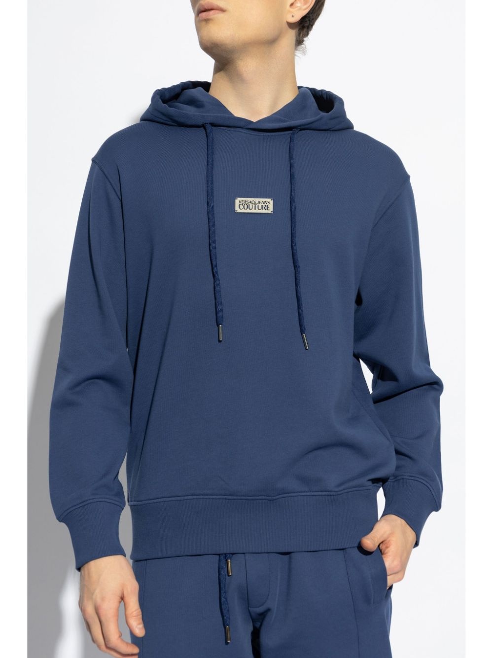 logo-plaque hoodie - 3