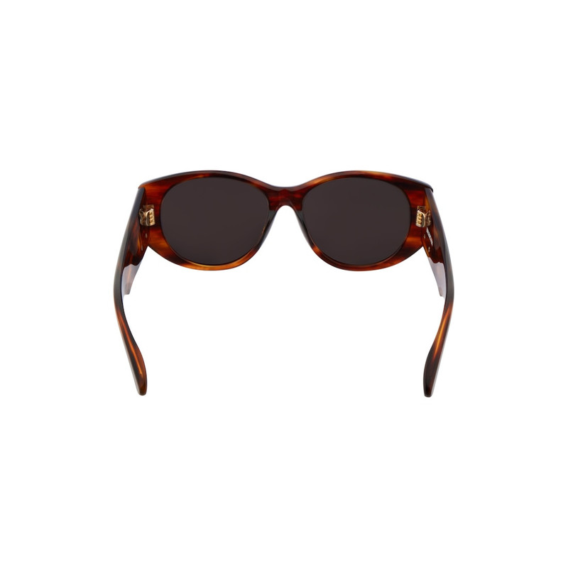 BALENCIAGA Nano Round Sunglasses in Brown Havana outlook