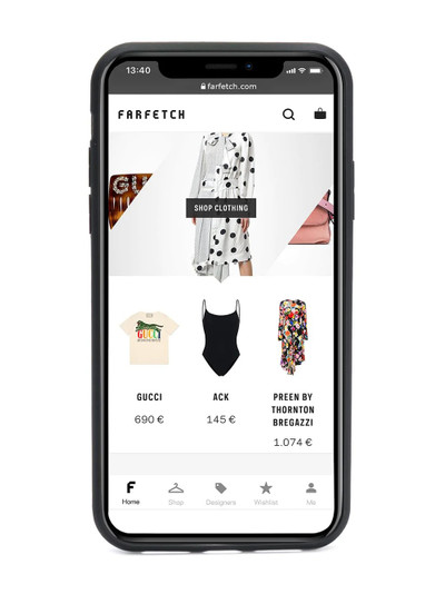 Dolce & Gabbana crystal logo iPhone XR case outlook