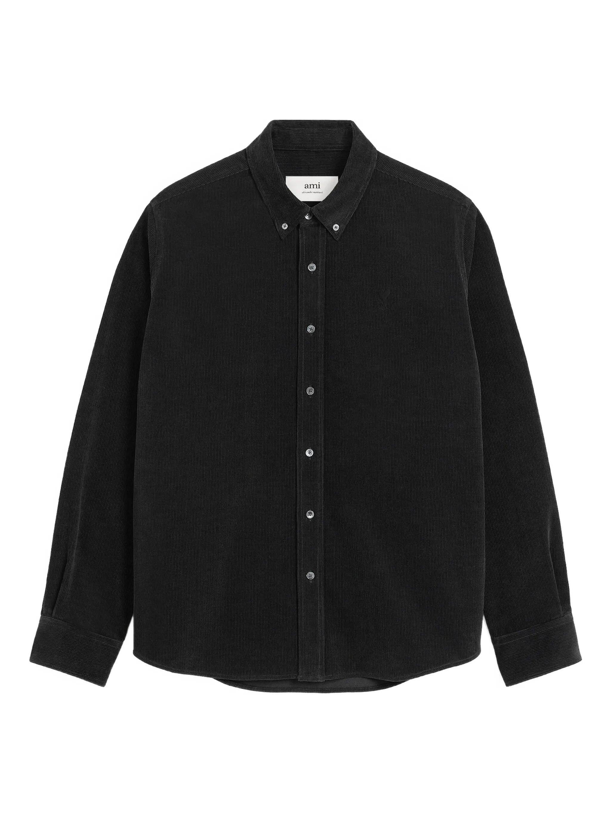 Ami Paris Ami De Coeur Corduroy Shirt - 1