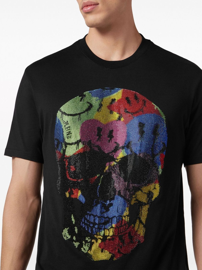 Smile-print cotton T-shirt 5