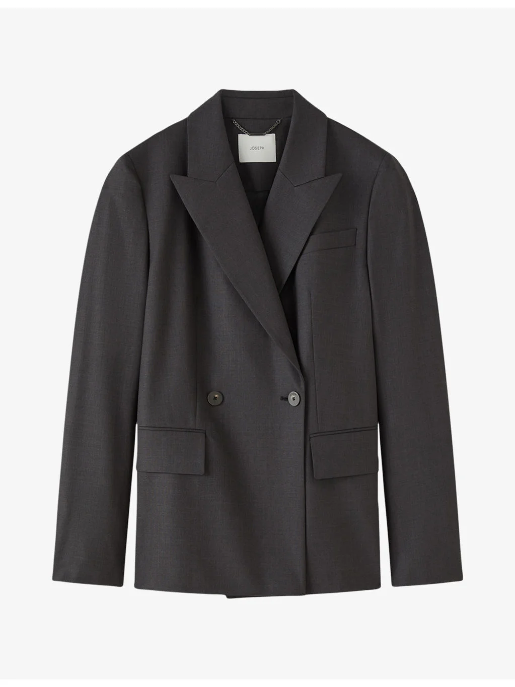 Dana Double-Breasted Stretch-Wool Jacket - 1