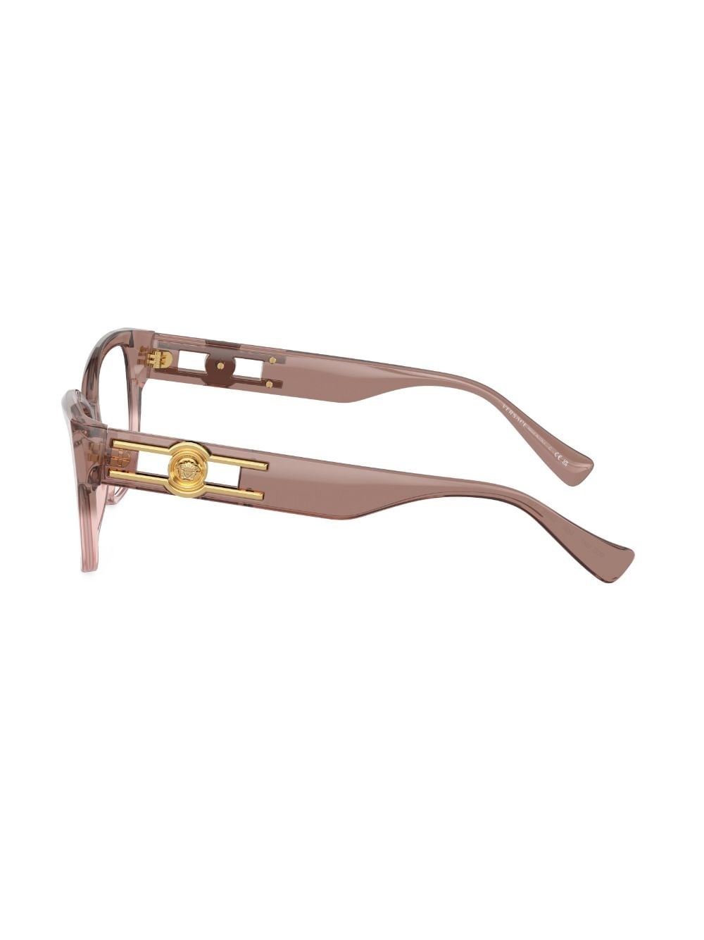 Medusa-plaque square-frame glasses - 3