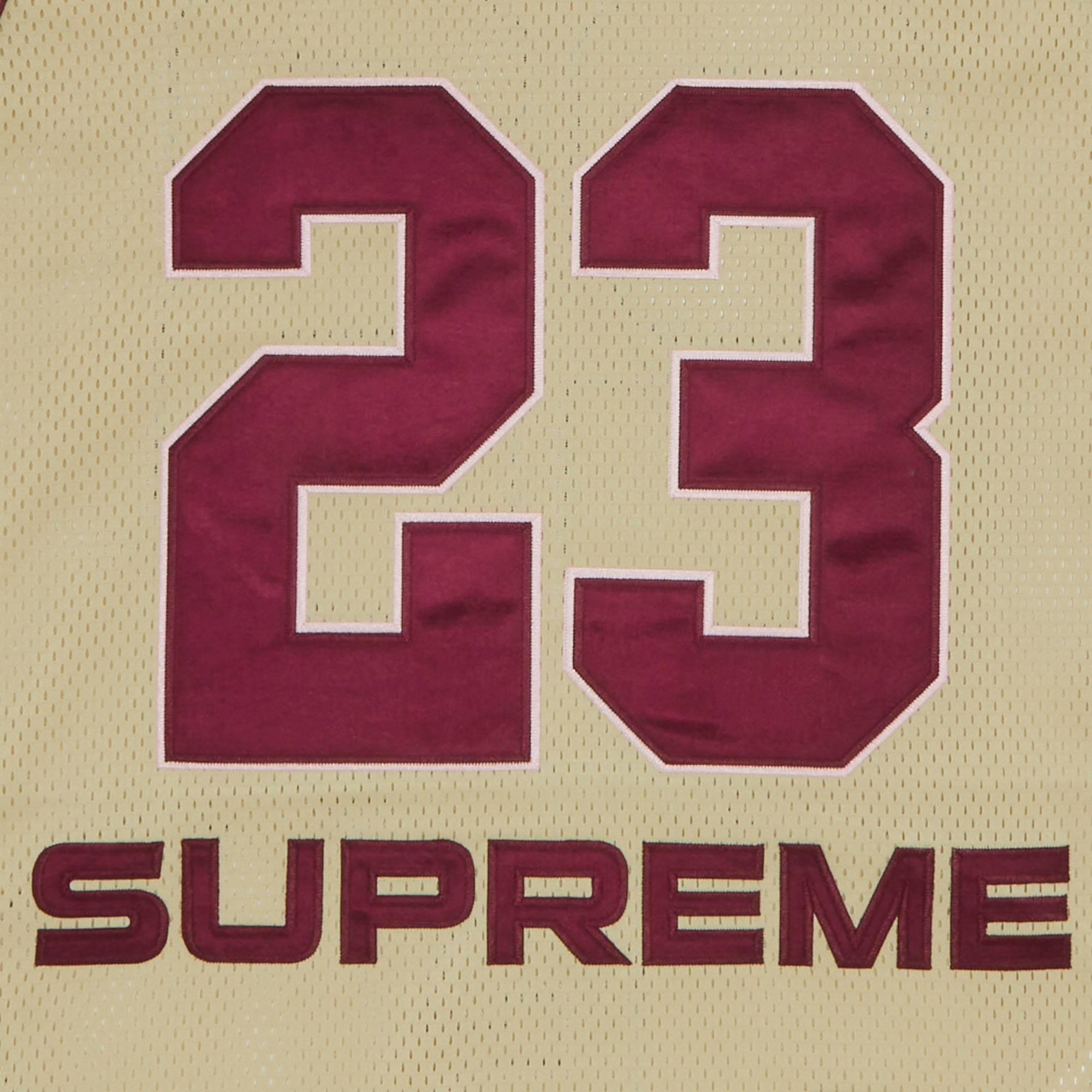 Supreme Supreme Perfect Season Football Jersey 'Gold' | REVERSIBLE