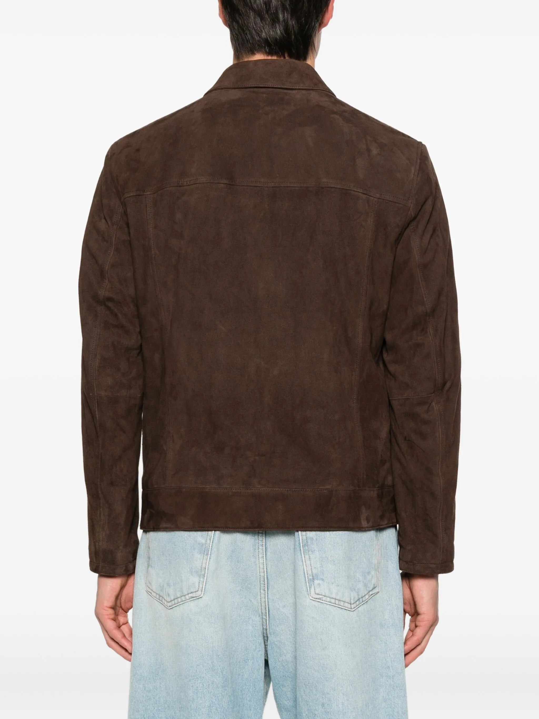Brioni Zip-front Suede Jacket - 4