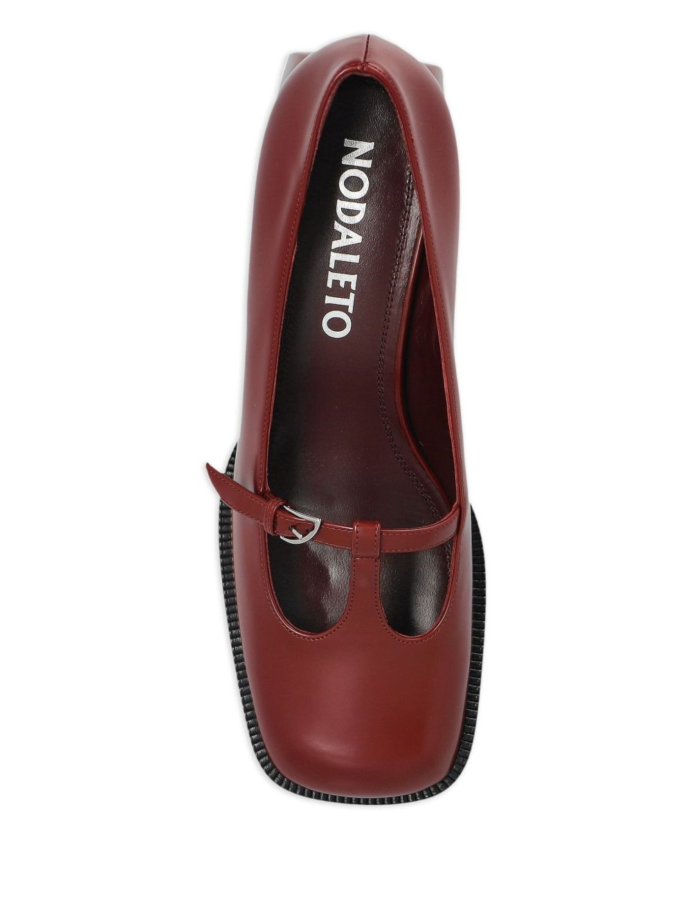 T-bar block-heel pumps - 3