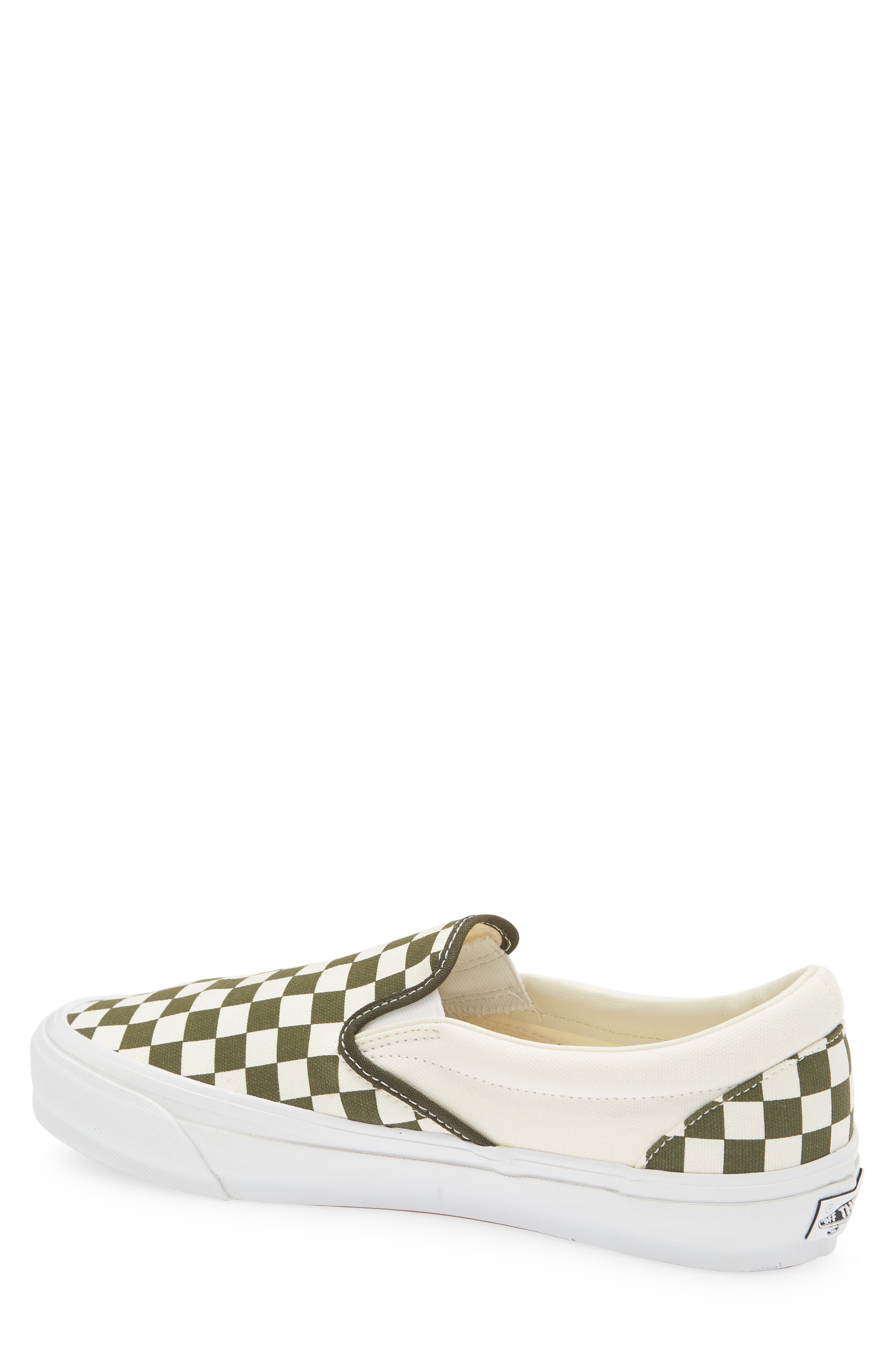 Vans Premium Slip-On Sneaker in Checkerboard Grape Leaf at Nordstrom - 2