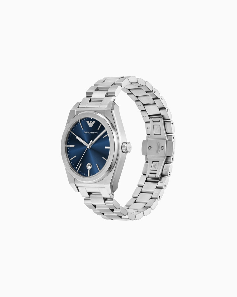 EMPORIO ARMANI THREE-HAND DATE 스테인리스 WATCH outlook