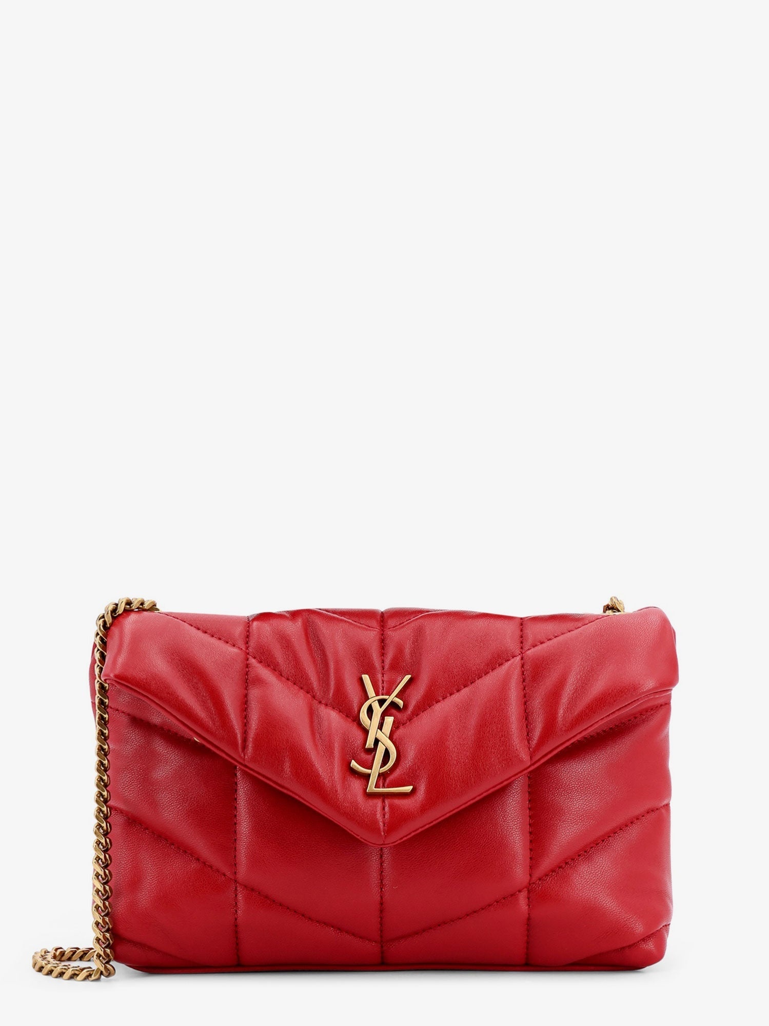 Saint Laurent Woman Saint Laurent Woman Red Shoulder Bags - 1