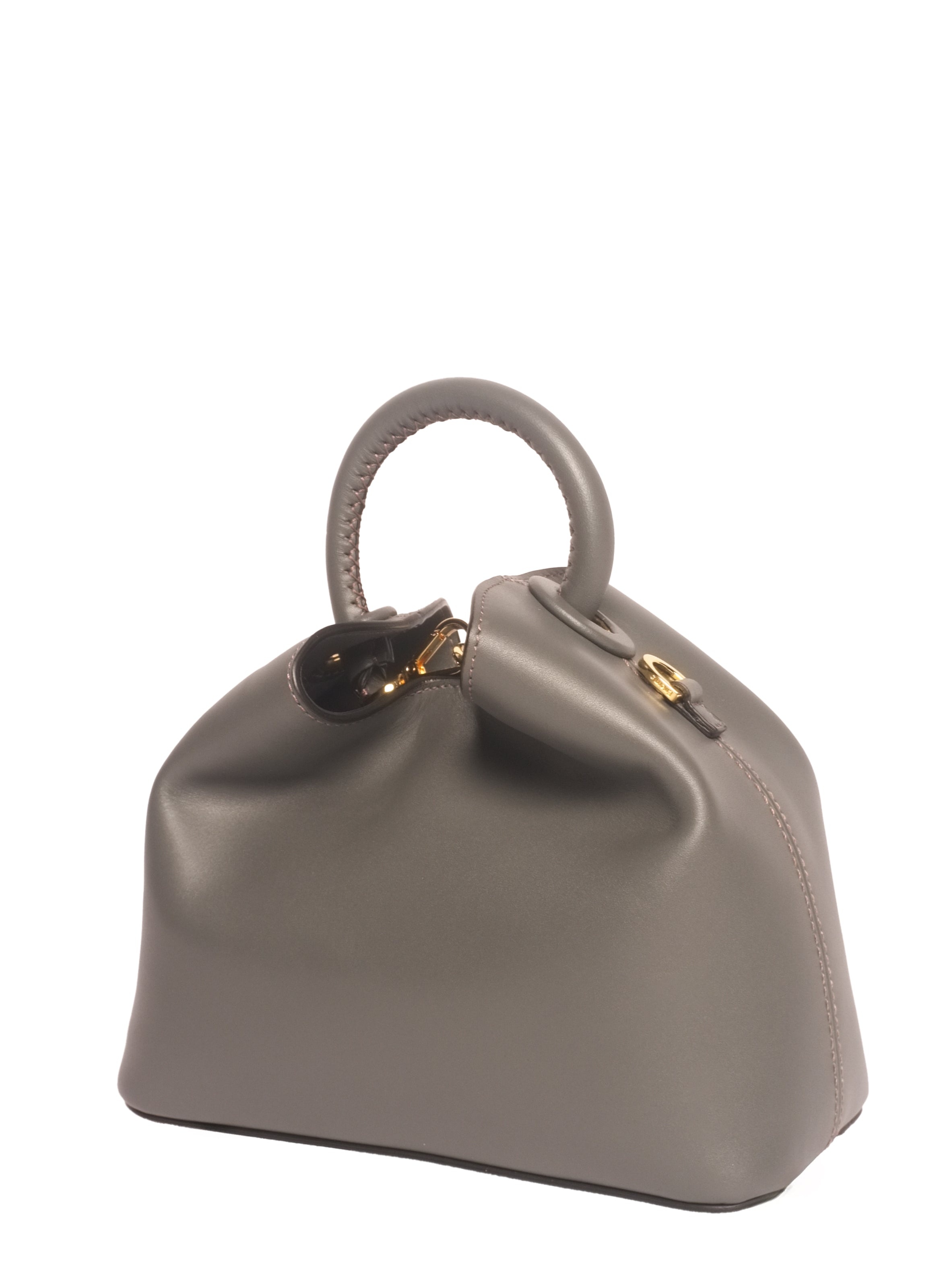 Baozi Leather Charcoal Grey/Black Border - 2