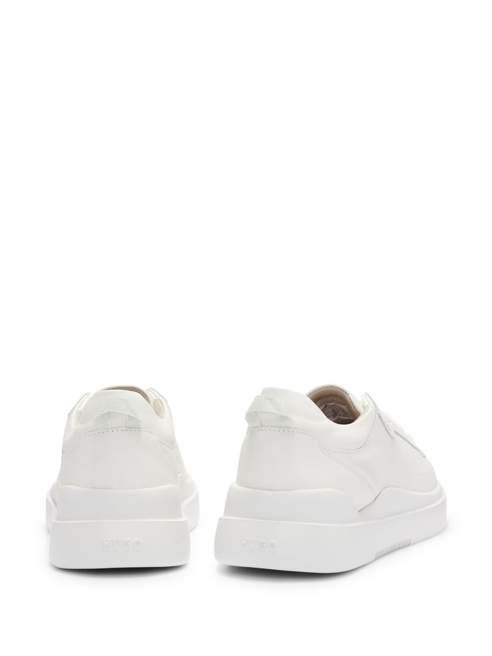 logo-print panelled sneakers - 3