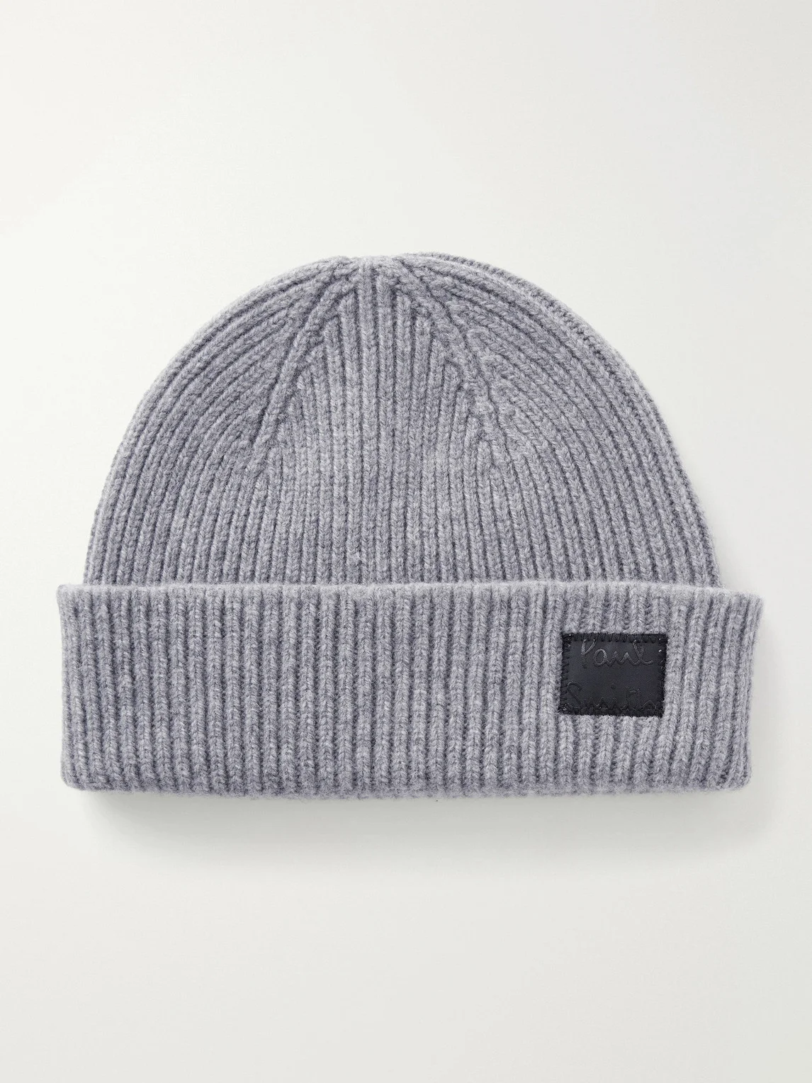 Logo-Appliquéd Ribbed Cashmere and Merino Wool-Blend Beanie - 1