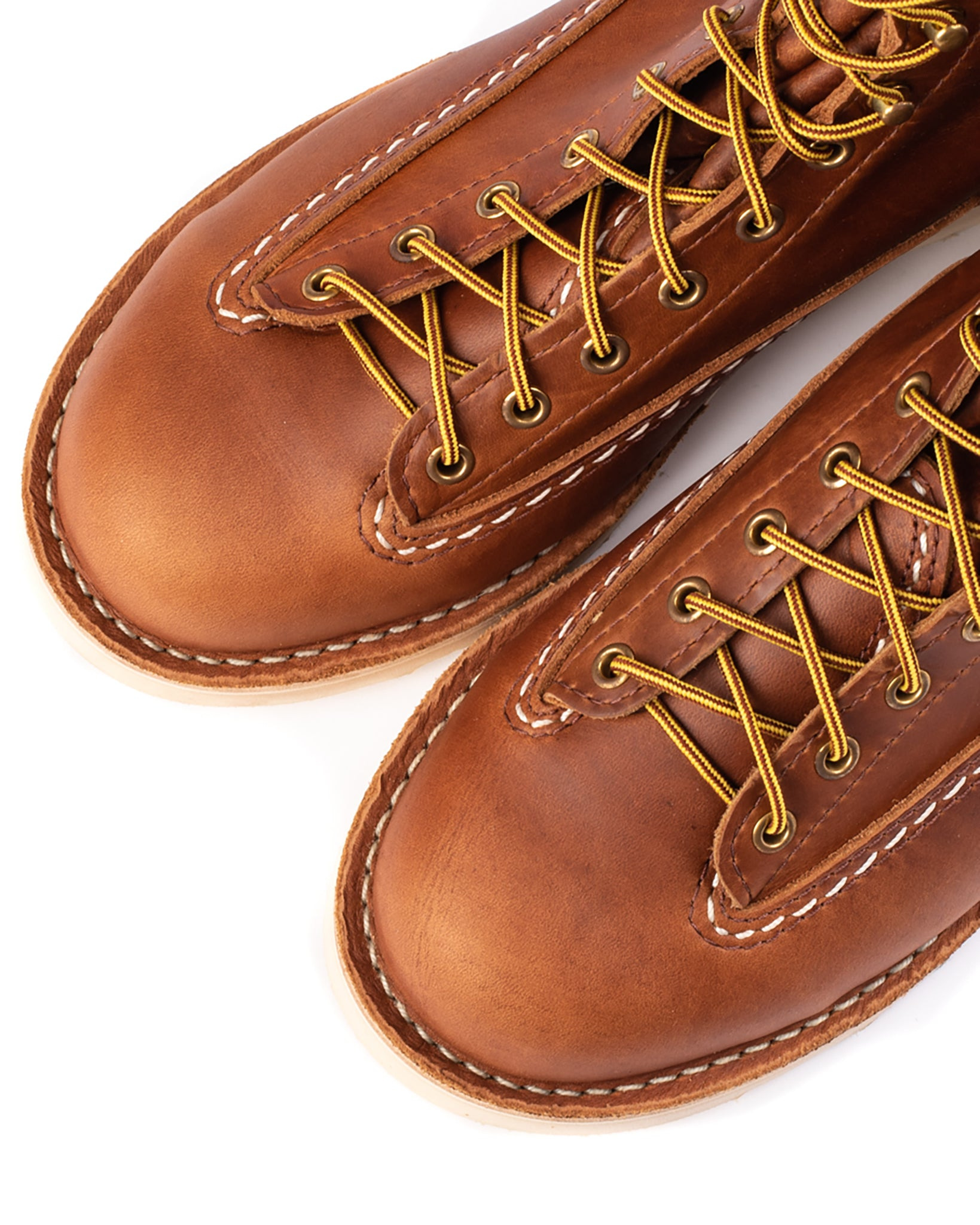 IHWE-JOU-TAN Iron Heart Int'l x Wesco® - 8" Domain Jobmaster® Boot - British Tan. The "Journeyman" - 10