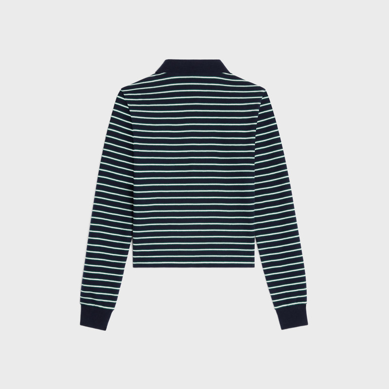 CELINE triomphe polo IN striped jersey outlook