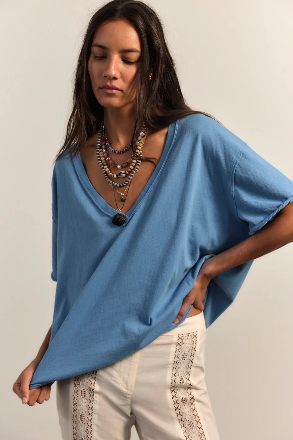We The Free Nina V-Neck Tee - 1