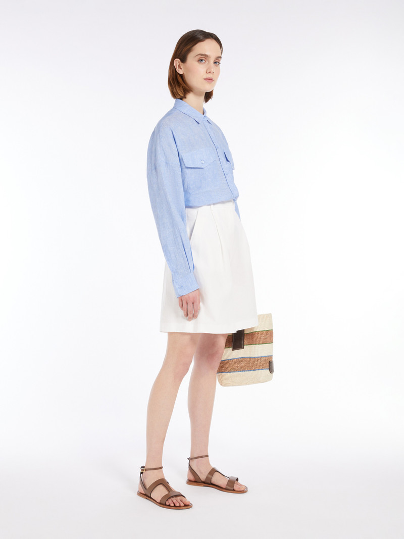 WEEKEND Max Mara SPOLETO Light linen shirt outlook