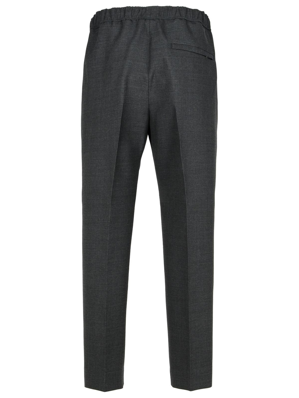 Lanvin Grey Wool Trousers Men - 3