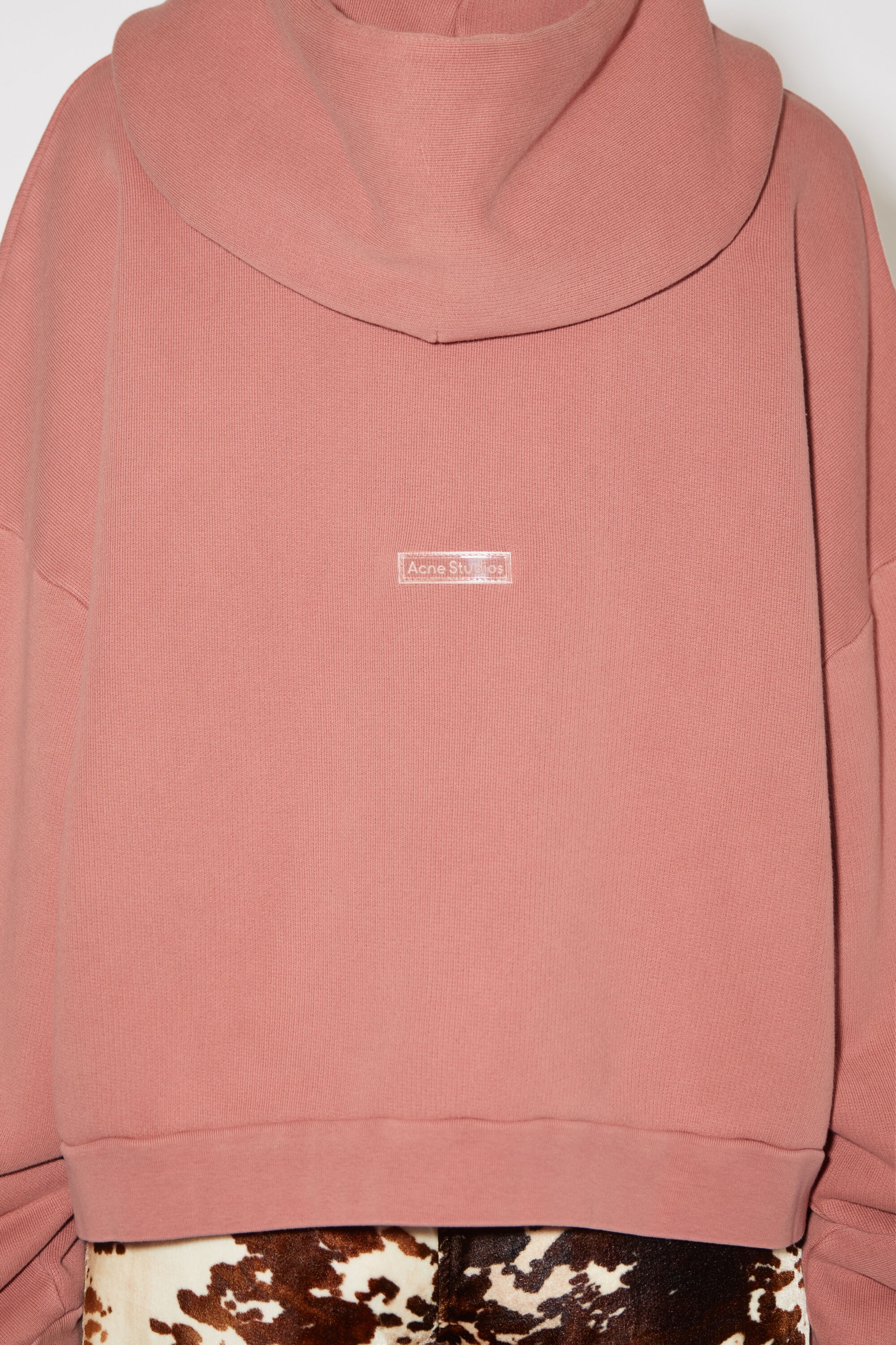 Acne Studios - Wool mohair hoodie - Faded pink