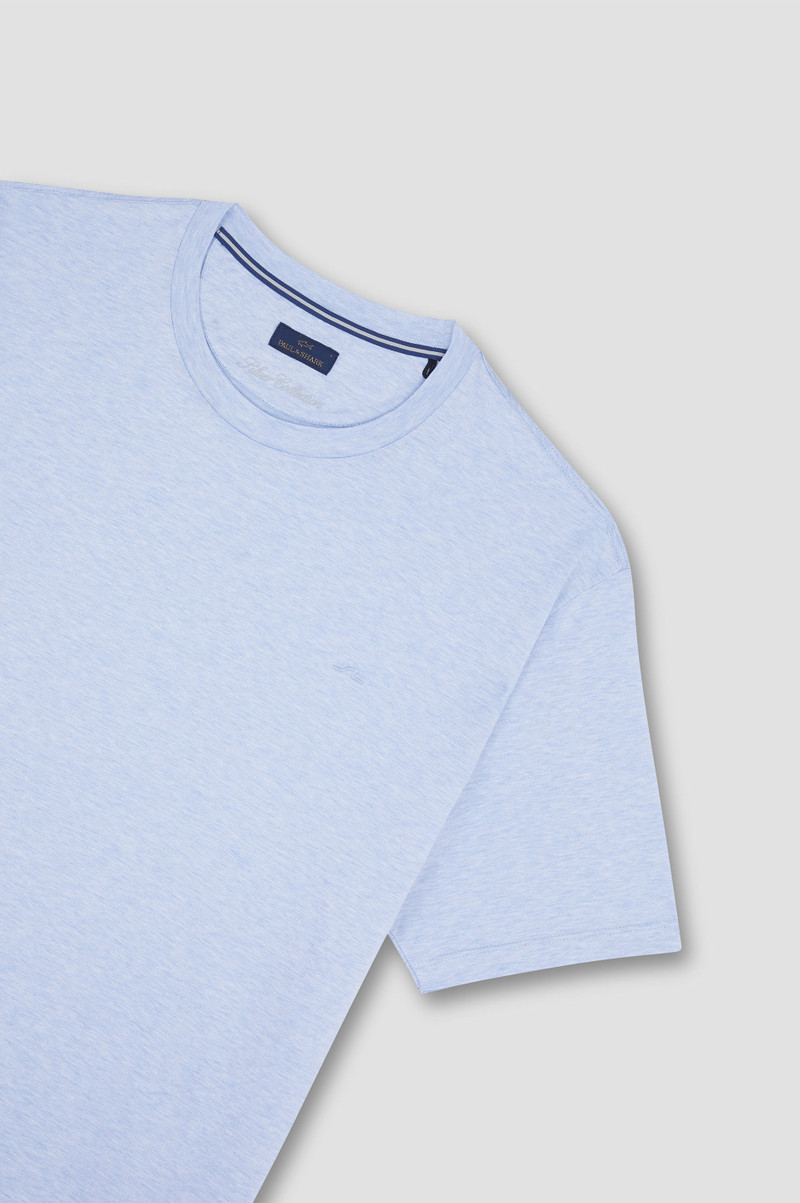 SILVER T-SHIRT IN PERLÉ COTTON 5