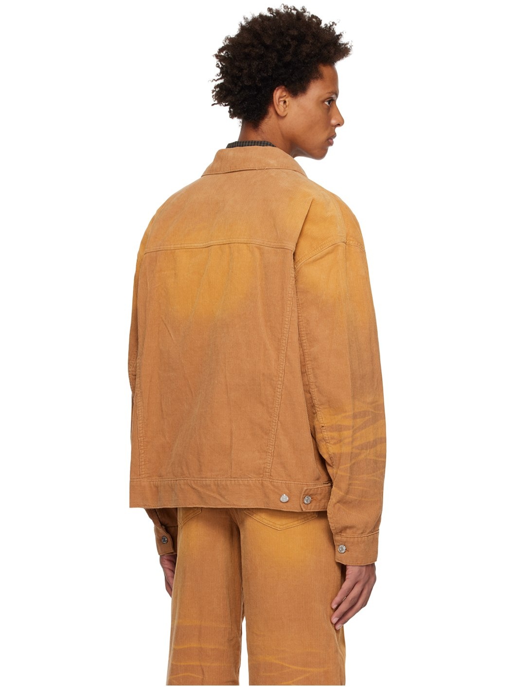 Tan Oversized Jacket - 3