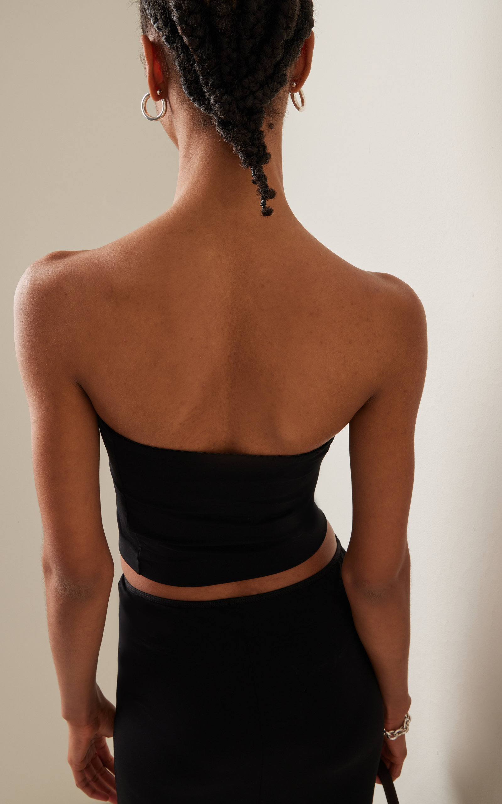 Amina Strapless Jersey Top black - 4