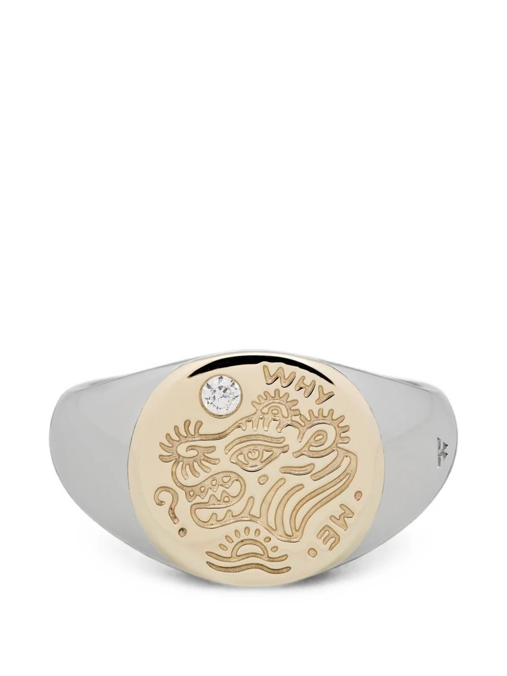 Why Me diamond-embellished ring - 1