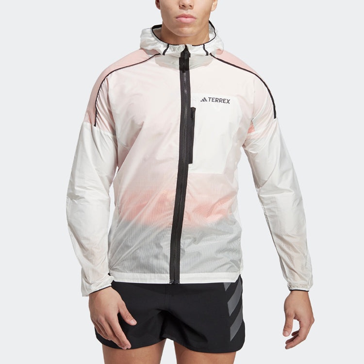 adidas Terrex Agravic Windweave Trail Running Windbreaker Jacket 'White' HT9389 - 2